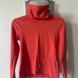 Organic Basics Everyday Turtleneck in Tangerine